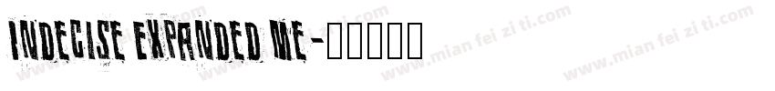 Indecise Expanded Me字体转换